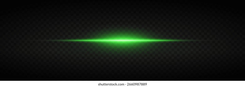 Glowing horizontal lines of light, laser flash.