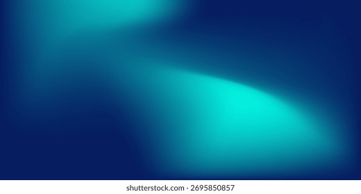 Glühendes Licht. Abstrakter Hintergrund. Ästhetischer grünblauer Farbverlauf. Bildschirmhintergrund für technische Bildschirmhintergründe. Leuchtend und reflektieren Neonlicht. Zukunftstechnologie