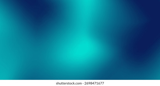 Luz brillante. Antecedentes Abstractas. Gradiente de color azul verde. Fondo de pantalla de tecnología de pantalla de monitor estético. Refleja la luz de neón. Tecnología del futuro