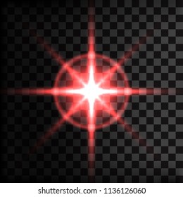 Glowing light burst explosion with transparent. Vector illustration for cool effect decoration with ray sparkles. Bright star. Transparent shine gradient glitter, bright flare. Vector illustration