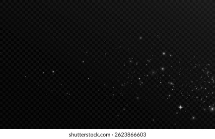 Glowing light bursts with sparkles and glitter. Set of lens flares, sun flash, stars, and bright glow effects. Abstract lighting rays and vibrant spark elements. Vector illustration.