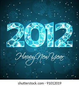 Glowing Light Dots Vector Background. Christmas and New Years card.