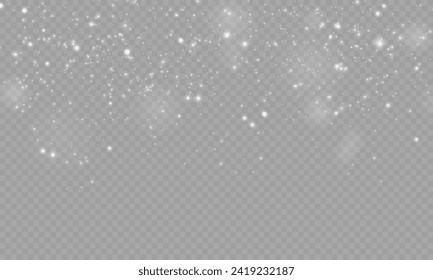 Glowing light effect with lots of glitter particles vector background. EPS10