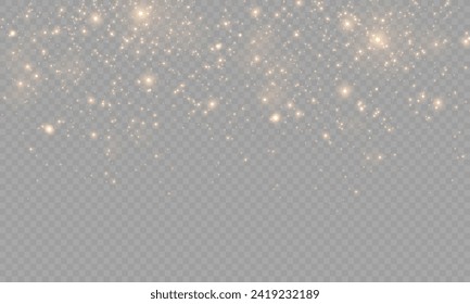Glowing light effect with lots of glitter particles vector background. EPS10