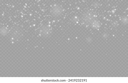 Glowing light effect with lots of glitter particles vector background. EPS10