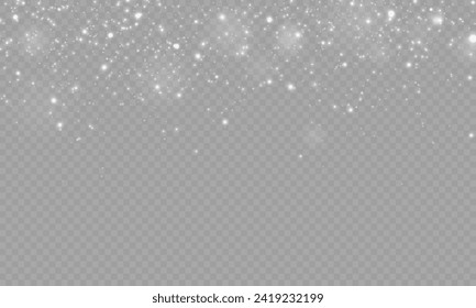 Glowing light effect with lots of glitter particles vector background. EPS10