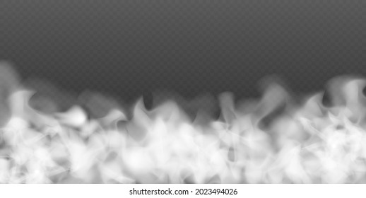 Glowing light effect with many glitter particles isolated on transparent background. Vector starry cloud with dust. Magic christmas decoration
