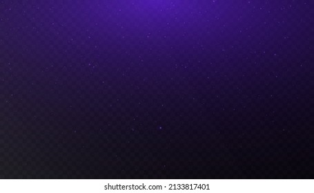Glowing light effect with many glitter particles isolated on transparent background. Vector star cloud with dust.	
