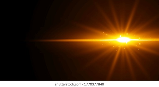 glowing light effect on black background design