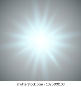 Glowing light effect on transparent background.Vector illustration EPS10 