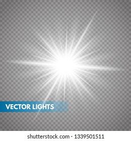 Glowing light effect on transparent background.Vector illustration EPS10Glowing light effect on transparent background.Vector illustration EPS10