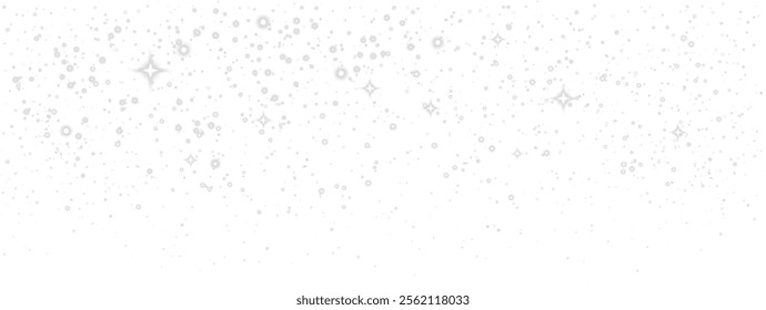 Glowing light effect, sparkling gold dust, abstract on transparent gold background, vector of bright shimmering stars , bokeh , Christmas background.