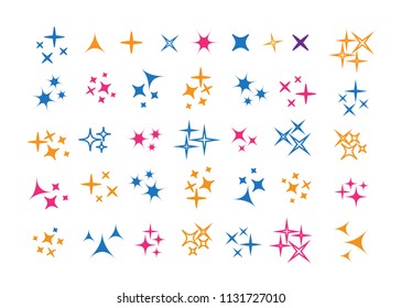  Lichteffektstar Funkellichter-Vektorgrafik