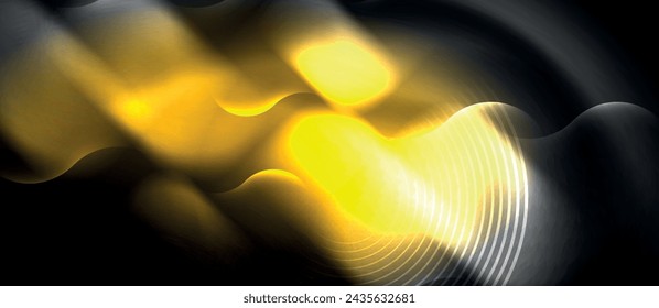 Glowing light neon shiny background. Vector Illustration For Wallpaper, Banner, Background, Card, Book Illustration, landing page