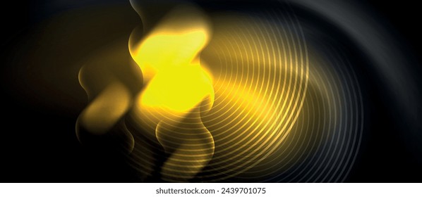 Glowing light neon shiny background. Vector Illustration For Wallpaper, Banner, Background, Card, Book Illustration, landing page
