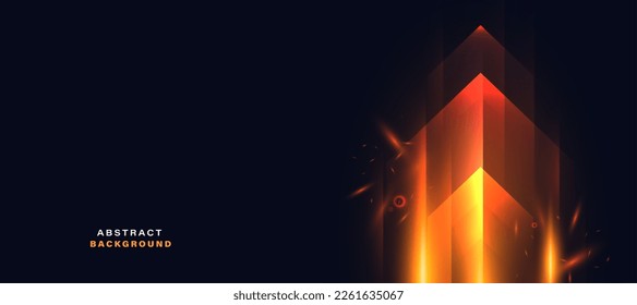 Las líneas de velocidad de la luz brillante desplazan el fondo futurista.