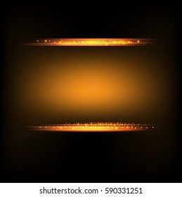 glowing light vector background