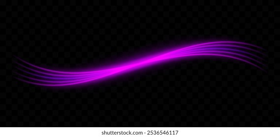 Glowing light wave. Neon, abstract, curved, blue, futuristic, energy, vibrant, flow, digital, glowing lines, dynamic, modern, tech, smooth, motion, bright.