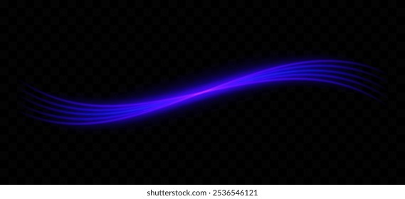 Onda de luz brilhante. Neon, abstrato, curvo, azul, futurista, energia, vibrante, fluxo, digital, linhas brilhantes, dinâmico, moderno, tecnologia, suave, movimento, brilhante.