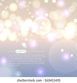 Glowing lights, abstract background