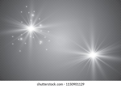 Glowing lights effect, flare, explosion and stars. Special effect isolated on transparent background
Glowing lights effect, flare, explosion and stars. Special effect isolated on transparent background