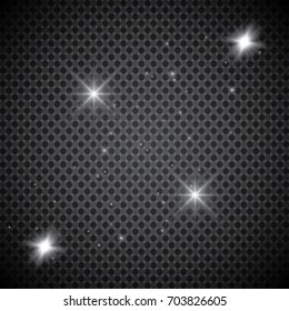 Glowing lights effect, flare, explosion and stars. Special effect isolated on transparent background