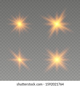 Glowing lights effect. Star burst with sparkles.  Abstract special effect element design. 