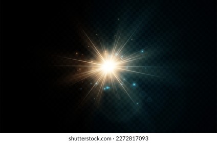 Glowing lights effects, abstract magic Illustration. Graphic concept for your design