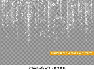 Glowing lights. Sparkle particles texture. Christmas dust, luxury sparkling vector background