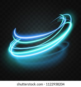 Glowing line effect