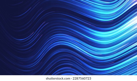 Glowing lines background. Abstract modern lines. Geometric motion pattern. Graphic concept for your design