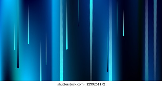 Glowing Lines. Digital Falling Glare. Flow Light Trail. Vertical Neon Element Futuristic Design. Simple Glowing Lines Movement Concept. Minimal Modern Dynamic 3D Effect. Vector illustration Eps10.