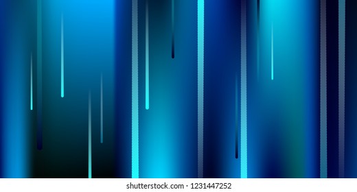 Glowing Lines. Digital Falling Glare. Flow Light Trail. Vertical Neon Element Futuristic Design. Simple Glowing Lines Movement Concept. Minimal Modern Dynamic 3D Effect. Vector illustration Eps10.