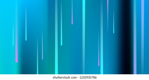 Glowing Lines. Digital Falling Glare. Flow Light Trail. Vertical Neon Element Futuristic Design. Simple Glowing Lines Movement Concept. Minimal Modern Dynamic 3D Effect. Vector illustration Eps10.