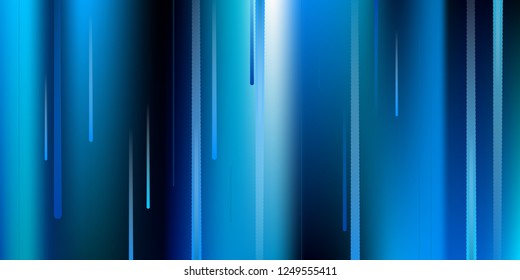 Glowing Lines. Digital Falling Glare. Flow Light Trail. Vertical Neon Element Futuristic Design. Simple Glowing Lines Movement Concept. Minimal Modern Dynamic 3D Effect. Vector illustration Eps10.