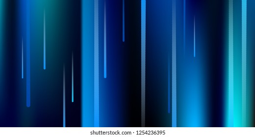 Glowing Lines. Digital Falling Glare. Flow Light Trail. Vertical Neon Element Futuristic Design. Simple Glowing Lines Movement Concept. Minimal Modern Dynamic 3D Effect. Vector illustration Eps10.