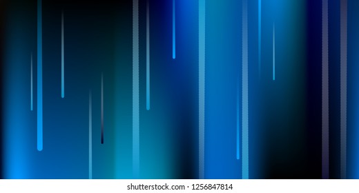 Glowing Lines. Digital Falling Glare. Flow Light Trail. Vertical Neon Element Futuristic Design. Simple Glowing Lines Movement Concept. Minimal Modern Dynamic 3D Effect. Vector illustration Eps10.