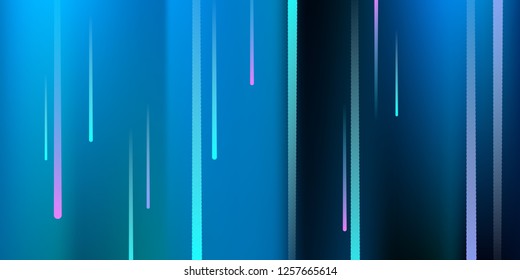 Glowing Lines. Digital Falling Glare. Flow Light Trail. Vertical Neon Element Futuristic Design. Simple Glowing Lines Movement Concept. Minimal Modern Dynamic 3D Effect. Vector illustration Eps10.