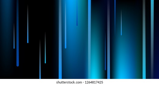 Glowing Lines. Digital Falling Glare. Flow Light Trail. Vertical Neon Element Futuristic Design. Simple Glowing Lines Movement Concept. Minimal Modern Dynamic 3D Effect. Vector illustration Eps10.