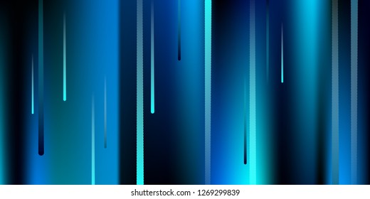 Glowing Lines. Digital Falling Glare. Flow Light Trail. Vertical Neon Element Futuristic Design. Simple Glowing Lines Movement Concept. Minimal Modern Dynamic 3D Effect. Vector illustration Eps10.