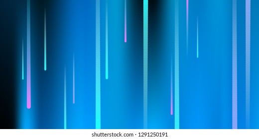 Glowing Lines. Digital Falling Glare. Flow Light Trail. Vertical Neon Element Futuristic Design. Simple Glowing Lines Movement Concept. Minimal Modern Dynamic 3D Effect. Vector illustration Eps10.