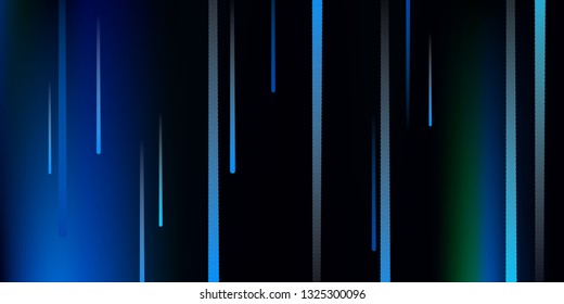 Glowing Lines. Digital Falling Glare. Flow Light Trail. Vertical Neon Element Futuristic Design. Simple Glowing Lines Movement Concept. Minimal Modern Dynamic 3D Effect. Vector illustration Eps10.