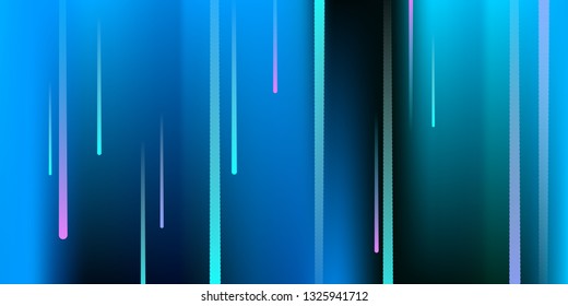 Glowing Lines. Digital Falling Glare. Flow Light Trail. Vertical Neon Element Futuristic Design. Simple Glowing Lines Movement Concept. Minimal Modern Dynamic 3D Effect. Vector illustration Eps10.