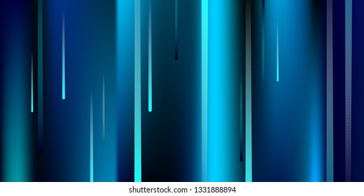 Glowing Lines. Digital Falling Glare. Flow Light Trail. Vertical Neon Element Futuristic Design. Simple Glowing Lines Movement Concept. Minimal Modern Dynamic 3D Effect. Vector illustration Eps10.