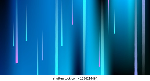 Glowing Lines. Digital Falling Glare. Flow Light Trail. Vertical Neon Element Futuristic Design. Simple Glowing Lines Movement Concept. Minimal Modern Dynamic 3D Effect. Vector illustration Eps10.