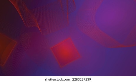 
Glowing lines minimal abstract background 