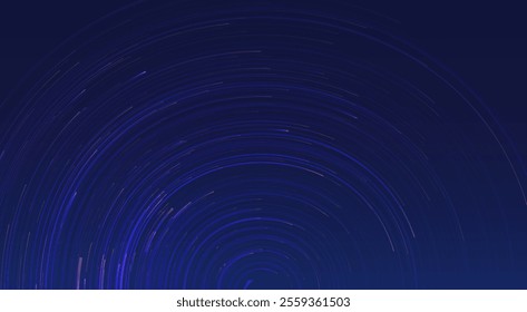 Glowing lines on blue background. Abstract modern lines. Cool gradient shapes. Graphic concept for your design