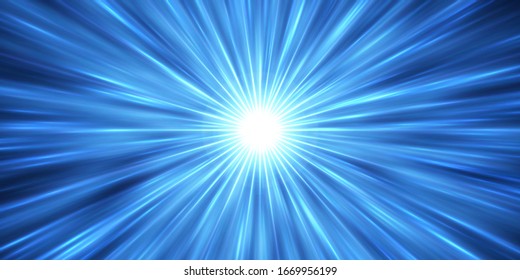 Glowing lines star burst. Vector graphic. 