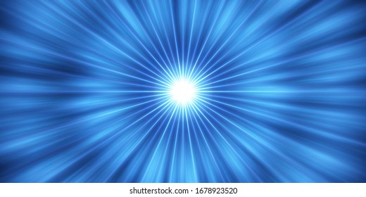 Glowing lines star burst. Vector background.