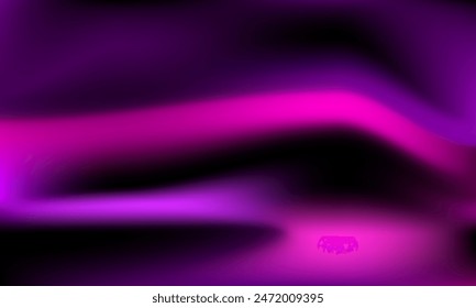 Glowing magenta color abstract gradient background. Elegant curved layer shape composition illustration art for banner, poster, digital, web, page, surface, decoration, advertising, display, backdrop